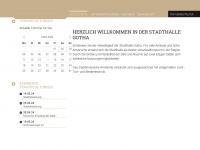 stadthalle-gotha.de Webseite Vorschau