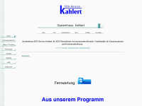 edv-kahlert.de Webseite Vorschau