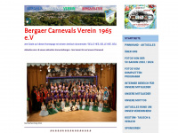 bergaer-carneval-verein.de Webseite Vorschau