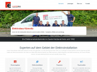 elektrobau-kaemnitz.de Webseite Vorschau