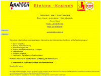 elektro-kratsch.de Webseite Vorschau