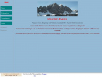 mountain-events.de Webseite Vorschau