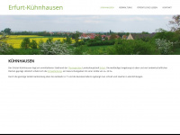erfurt-kuehnhausen.de Webseite Vorschau