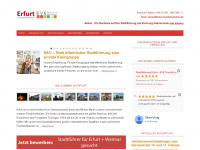 erfurt-touristinformation.de Webseite Vorschau