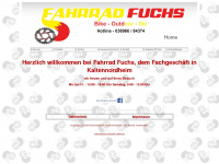 fahrradfuchs.com Webseite Vorschau