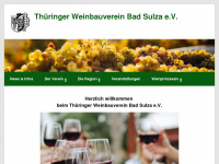 thueringer-weinbauverein.de Webseite Vorschau