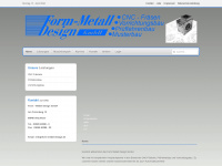 form-metall-design.de Webseite Vorschau