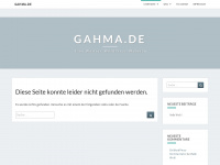 gahma.de Webseite Vorschau