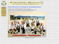 froebelstaedter-blasmusik.de Webseite Vorschau