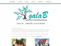 gala-b.de Webseite Vorschau