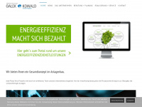 galek-kowald.de Webseite Vorschau