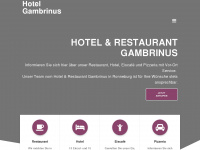 gambrinus-hotel.de Webseite Vorschau
