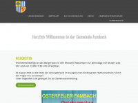 gemeinde-fambach.de Webseite Vorschau