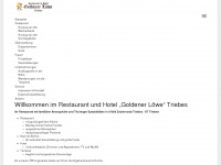 goldener-loewe-triebes.de Webseite Vorschau