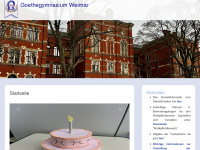 goethegymnasium-weimar.de Webseite Vorschau