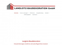 langlotz-baudeko.de Webseite Vorschau