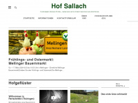 hof-sallach.de Webseite Vorschau