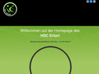 hsc-erfurt.de Webseite Vorschau