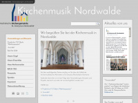 kirchenmusik-nordwalde.de Webseite Vorschau
