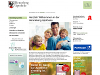 henneberg-apotheke-schmalkalden.de Webseite Vorschau