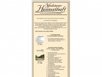 heimatheft-neuhaus.de Webseite Vorschau