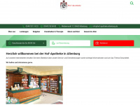 hof-apotheke-altenburg.de Webseite Vorschau