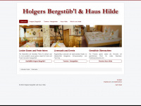 holgers-bergstuebl.de Webseite Vorschau