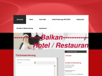 hotelbalkan.de Webseite Vorschau