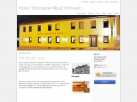 hotel-goldener-ring.de Webseite Vorschau