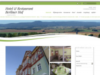 hotel-berliner-hof-bleicherode.de Webseite Vorschau