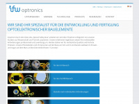 ifw-optronics.de Webseite Vorschau
