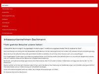 inkasso-bachmann.de Webseite Vorschau