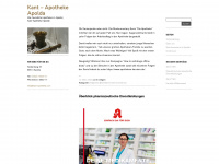 kant-apotheke.com Webseite Vorschau