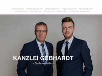 kanzlei-gebhardt.de Webseite Vorschau
