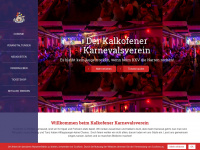 kalkofener-karnevalsverein.de Webseite Vorschau
