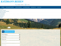 katzmann-reisen.de Webseite Vorschau