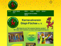 gispi-fuechse.de Webseite Vorschau