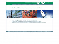 kem-elektro.de Webseite Vorschau