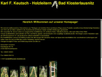 keutsch-holzleitern.de Webseite Vorschau