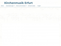 kirchenmusik-erfurt.de Webseite Vorschau