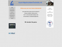 koch-nt.de Webseite Vorschau