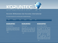koruntec.de Webseite Vorschau