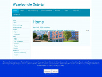 wezelschule.de Webseite Vorschau
