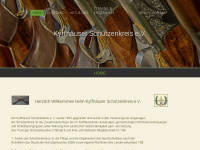 kyffhäuser-schützenkreis.de Webseite Vorschau