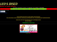 leos-disco.de Webseite Vorschau