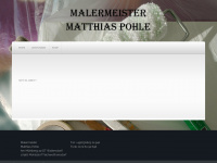 malermeister-pohle.de Webseite Vorschau