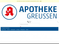 apotheke-greussen.de Webseite Vorschau