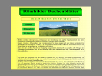 roemhilder-buchenblaetter.de Webseite Vorschau