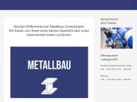 metallbauzimmermann.de Webseite Vorschau