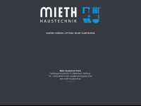 mieth-haustechnik.de Webseite Vorschau